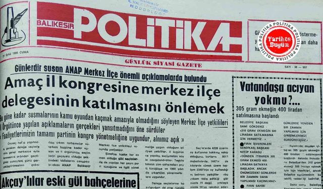 21 Eylül 1990 Cuma: Amaç il kongresine merkez ilçe delegesinin katılımını önlemek