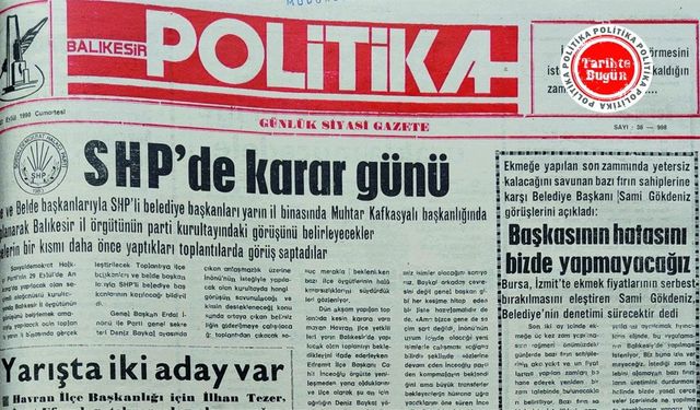 22 Eylül 1990 Cumartesi: SHP’de karar günü