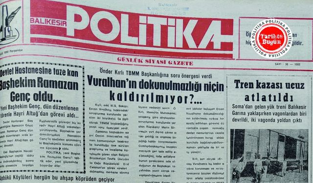 27 Eylül 1990 Perşembe: Vuralhan’ın dokunulmazlığı niçin kaldırılmıyor?