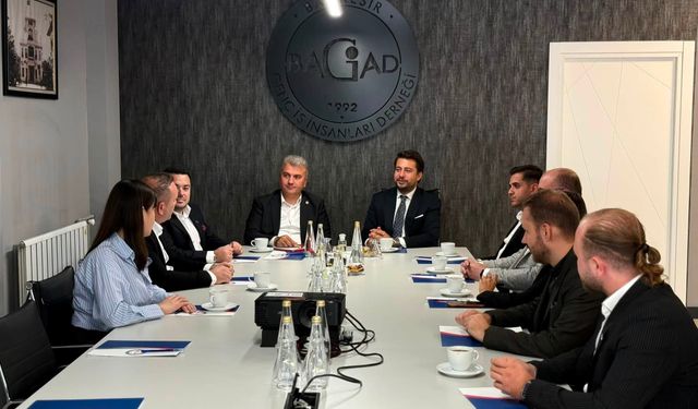 Mustafa Canbey BAGİAD Yönetimiyle Buluştu! Masada Balıkesir Ekonomisi Vardı