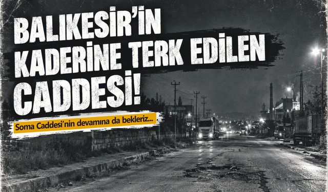 Balıkesir'in kaderine terk edilen caddesi!