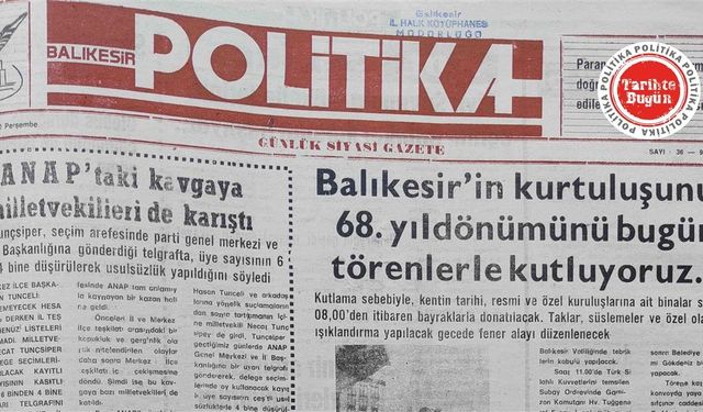 6 Eylül 1990 Perşembe: ANAP’taki kavgaya milletvekilleri de karıştı