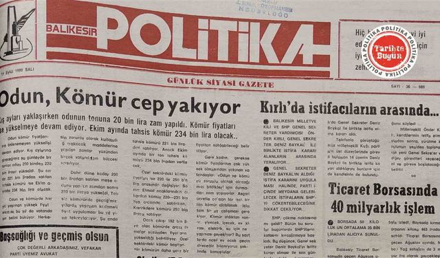 11 Eylül 1990 Salı: Odun kömür cep yakıyor