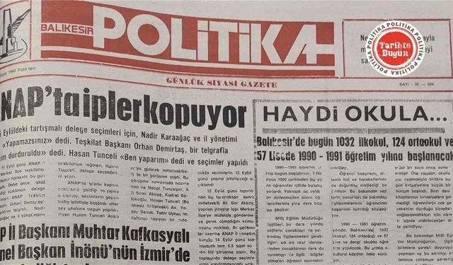 17 Eylül 1990 Pazartesi: ANAP’ta ipler kopuyor