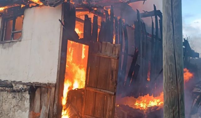 Balıkesir'de Ev Yangını! Dumandan Etkilenen İki Kardeş Hastaneye Kaldırıldı