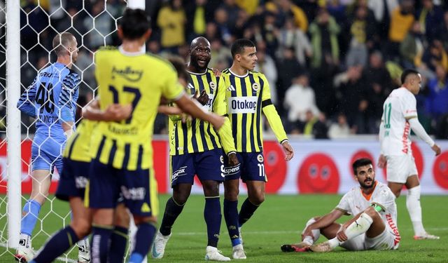 Fenerbahçe - Alanyaspor Maçına 3 Gol, 3 İptal Kararı Damga Vurdu