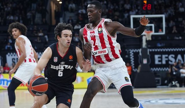 Beşiktaş, Olympiakos'a Kaybetti! EuroLeague'de Maç Sonucu 73-81
