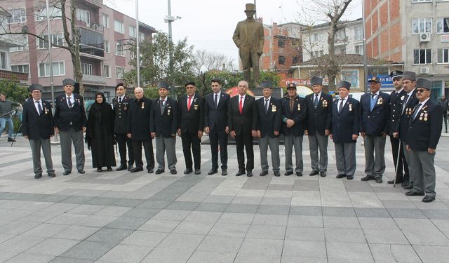 Manyas'ta 18 Mart Şehitleri Anma Günü ve Çanakkale Deniz Zaferi'nin 109. yıl dönümü programı