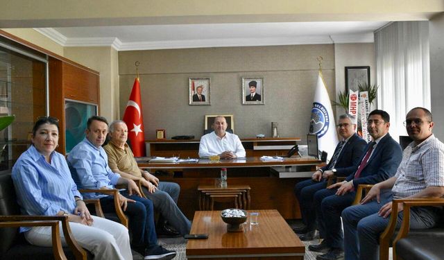 Balıkesir Tarım ve Orman İl Müdürü Alkan'dan Mustafa Göksel'e ziyaret