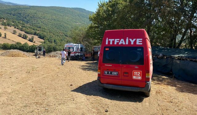 Balıkesir'de korkunç ölüm! Su kuyusu kazarken toprak altında kaldı!