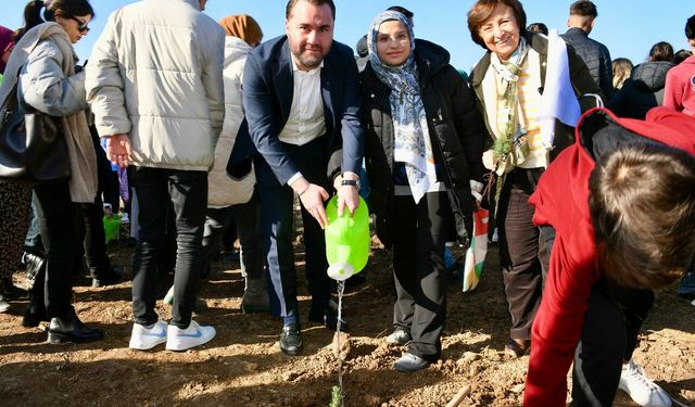 Balıkesir'de 100 bin fidan toprakla buluştu!