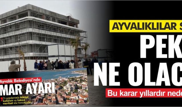 Belediye'nin imar ayarına bir de bu açıdan bakın