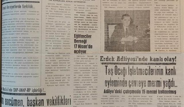 15 Nisan 1989 Cumartesi: Düzeni temin için bu yolu seçtik