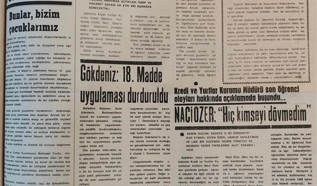 20 Nisan 1989 Perşembe: Protestocu öğrenciler serbest