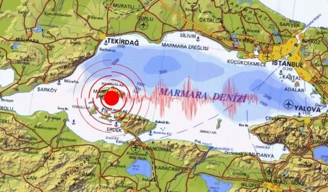 Balıkesir’e bağlı Marmara Adası'nda Deprem!