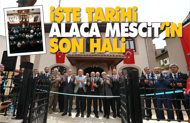 İşte Balıkesir'in Tarihi Değeri  Alaca Mescit'in Son Hali