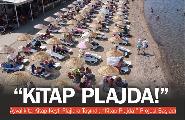 Ayvalık’ta Kitap Keyfi Plajlara Taşındı: “Kitap Plajda!” Projesi Başladı