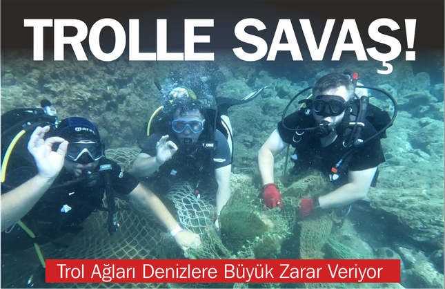 Trol Ağları Denizlere Büyük Zarar Veriyor
