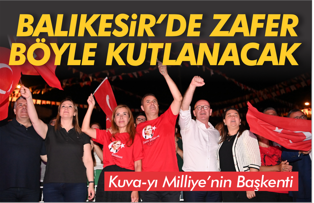Balıkesir’de 30 Ağustos Zafer Bayramı Coşkusu