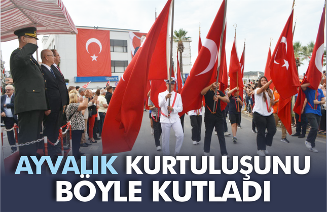 Ayvalık’ta 103. Kurtuluş Coşkusu Cumhuriyet Meydanı’nda Yaşandı