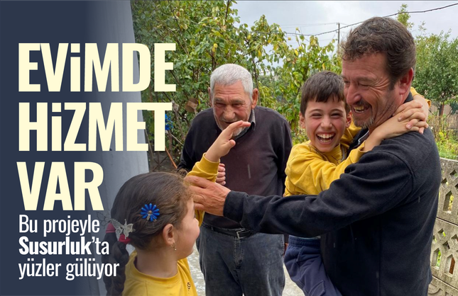“Evimde Hizmet Var” Projesiyle Susurluk’ta Yüzler Gülüyor