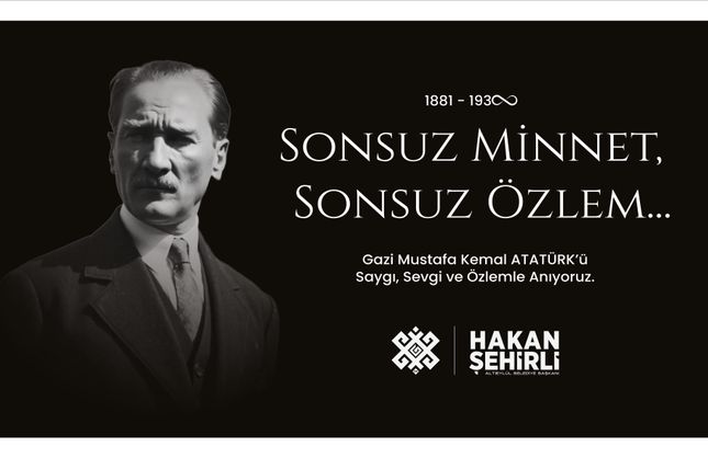 Altıeylül Belediye Başkanı Hakan Şehirli'den 10 Kasım Mesajı