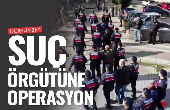 Dursunbey’de Suç Örgütüne Darbe: 5 Şüpheli Tutuklandı