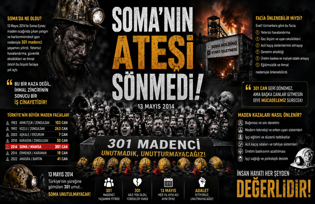 Soma'nın ateşi sönmedi!