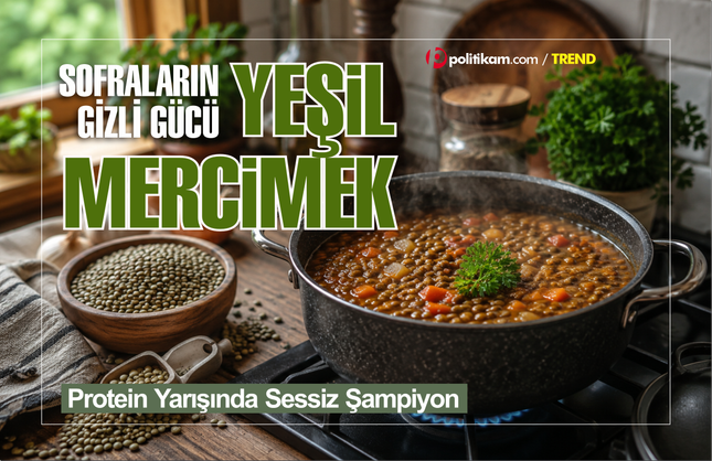 Sofraların gizli gücü yeşil mercimek