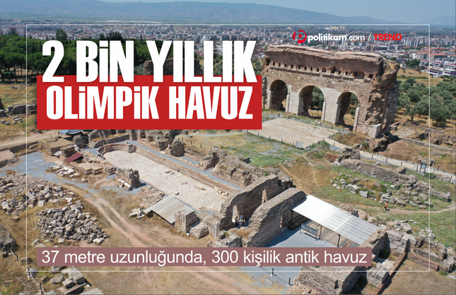 2 BİN YILLIK ANTİK OLİMPİK HAVUZ GÜN YÜZÜNE ÇIKARILDI
