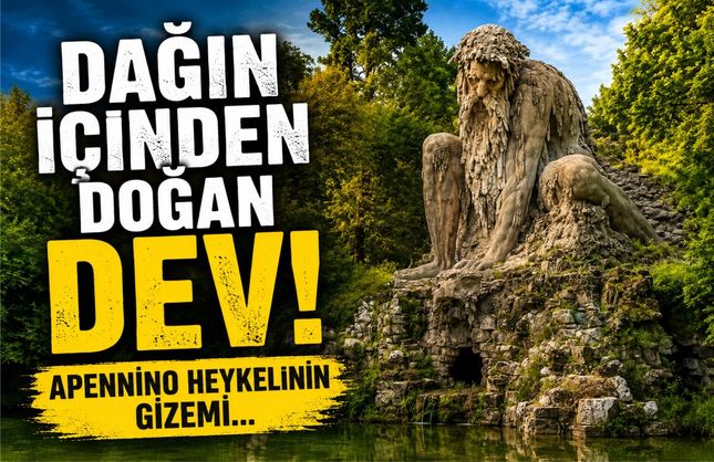 Dağın içinden doğan dev! Apennino heykelinin gizemi
