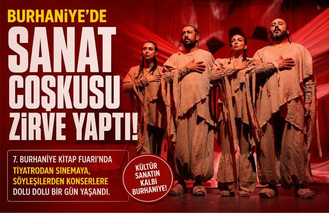 7. Burhaniye Kitap Fuarı'nda söyleşi, tiyatro, sinema ve konser bir arada