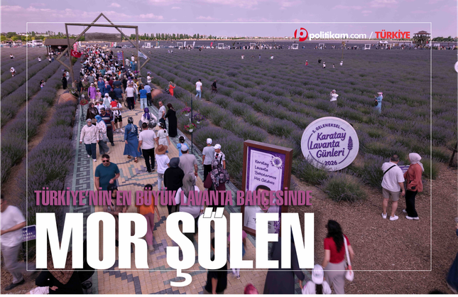 Türkiye'nin En Büyük Lavanta Bahçesinde Mor Şölen Başladı