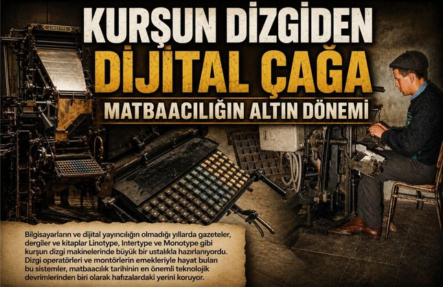 KURŞUN DİZGİDEN DİJİTAL ÇAĞA: MATBAACILIĞIN ALTIN DÖNEMİ