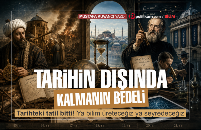 Tarihteki tatil bitti: Ya bilim üreteceğiz ya seyredeceğiz