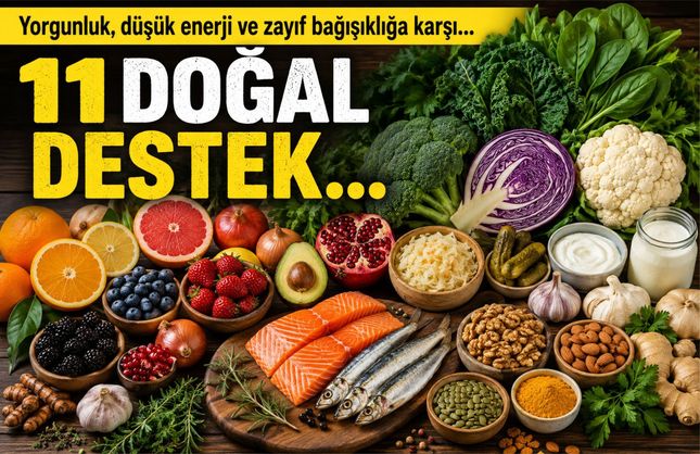 Yorgunluk, düşük enerji ve zayıf bağışıklığa karşı 11 doğal destek