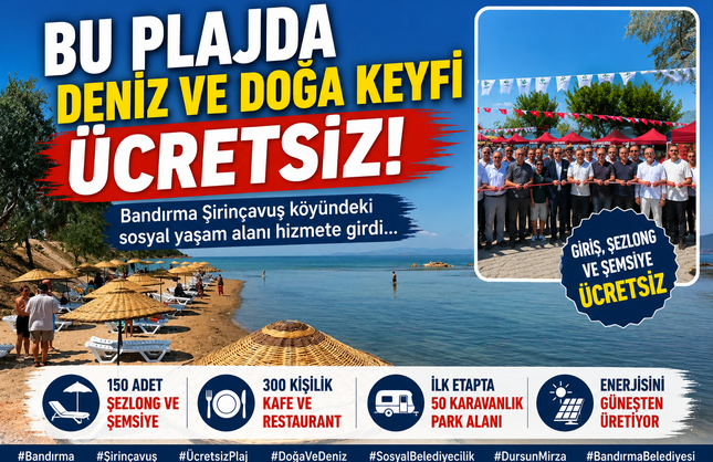 BANDIRMA’NIN YENİ KAÇIŞ NOKTASI: ŞİRİNÇAVUŞ
