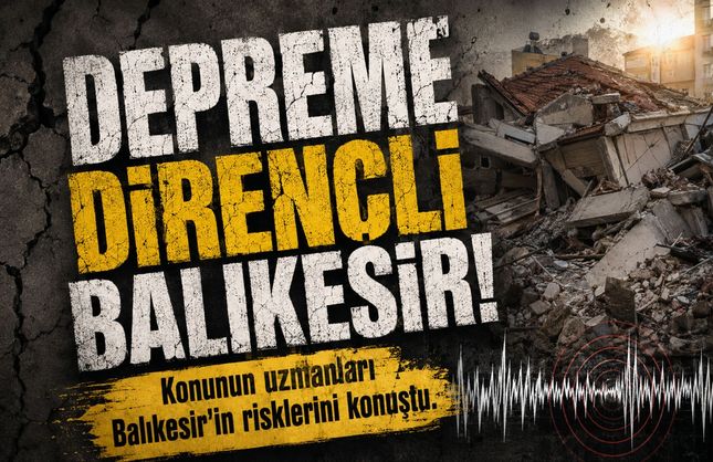 SINDIRGI DEPREMİNİN YIL DÖNÜMÜNDE “DEPREME DİRENÇLİ BALIKESİR” VURGUSU