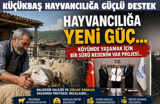 Balıkesir'de kırsal kalkınma için önemli iş birliği... Amaç üreticiyi köyünde güçlendirmek