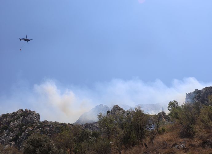 Antakya'da Korkutan Orman Yangını! Hatay Felaketin Kıyısından Döndü!