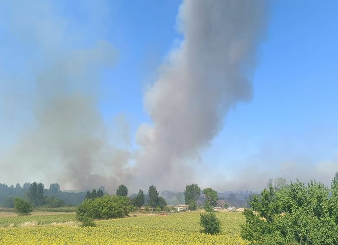 Keşan'da Orman Yangını! Edirne Alev Alev Yanıyor!