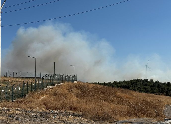 İzmir Alevlere Teslim Oldu! Urla'da Korkutan Orman Yangını!