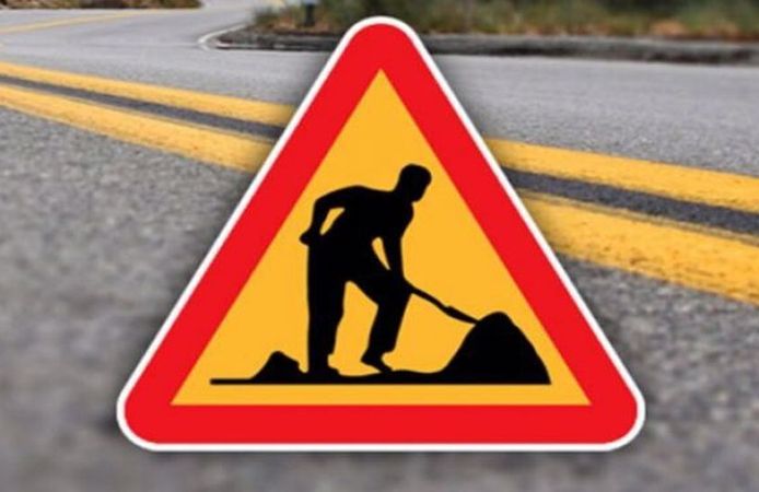 Balıkesir - Dursunbey Yolunda Çalışma! Bir İstikamet Trafiğe Kapatıldı