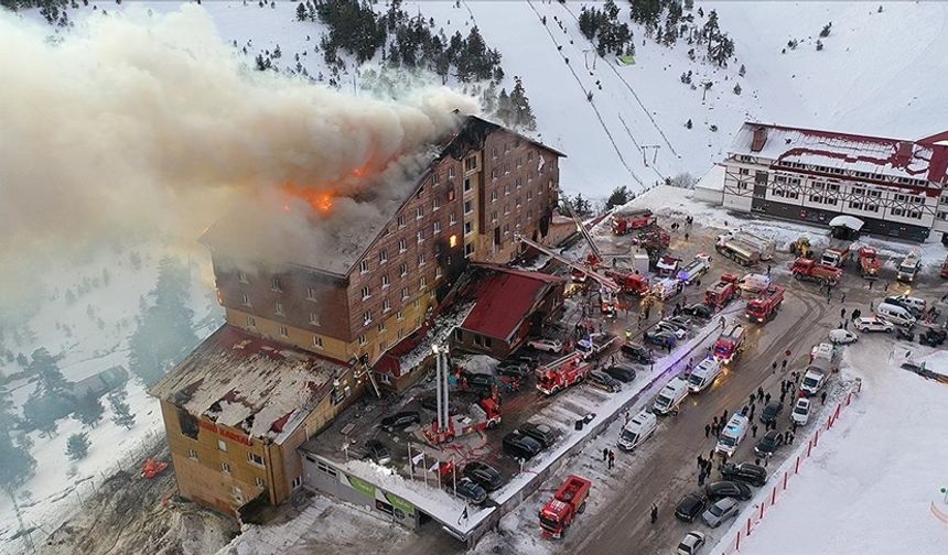 Kartalkaya'daki Otel Yangını nasıl başladı? İşte o görüntüler