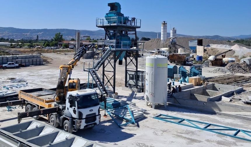 Bigadiç’te Dev Yatırım! Modern Beton Santrali Kuruluyor
