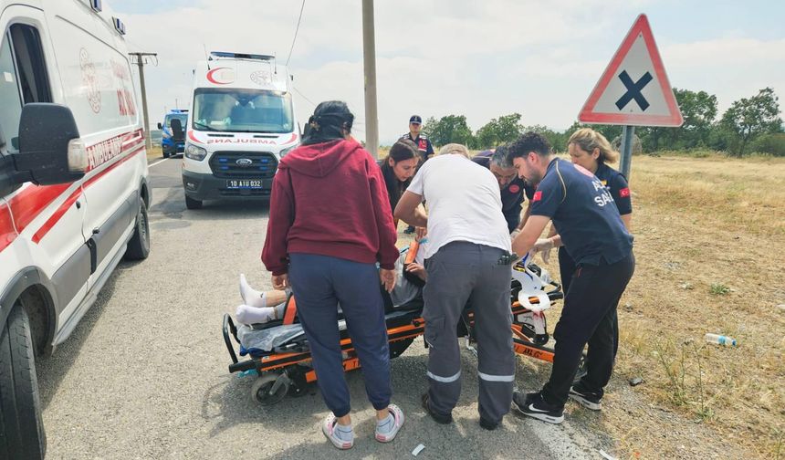 Küçük Yaşta Büyük Tehlike! Motosiklet Kazasında 2 Çocuk Yaralı