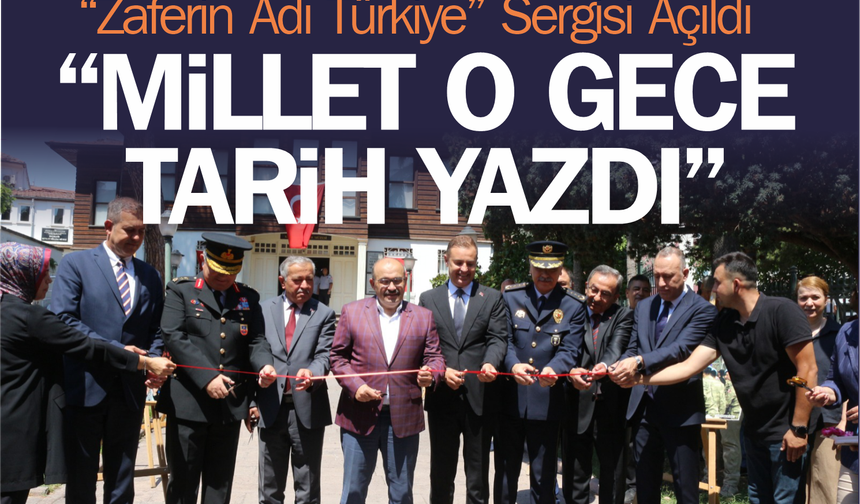 “Millet O Gece Destan Yazdı”