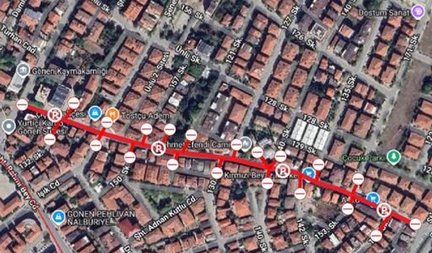 Gönen'de O Yol Trafiğe Kapatılıyor!