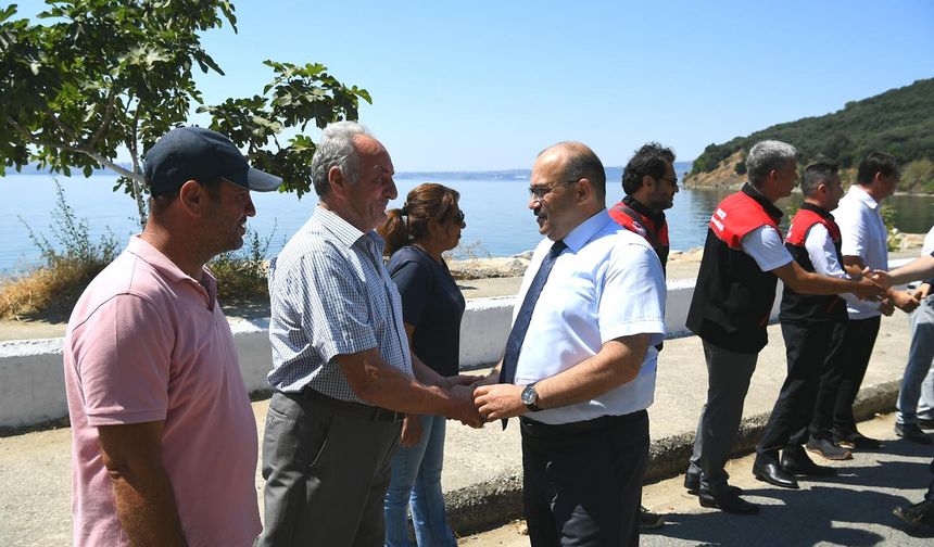 Vali İsmail Ustaoğlu'ndan Erdek Çıkarması