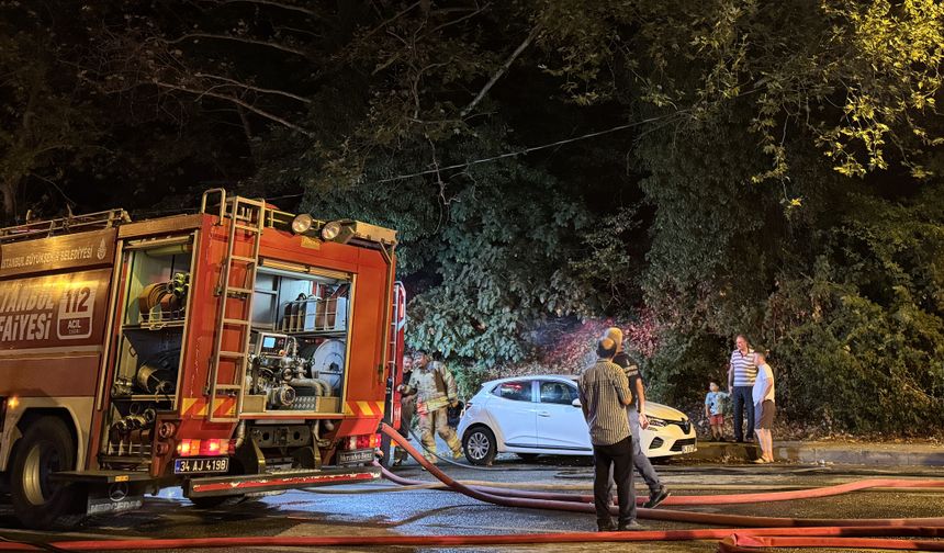 İstanbul'da Yangın Paniği! Beykoz Felaketin Eşiğinden Döndü!